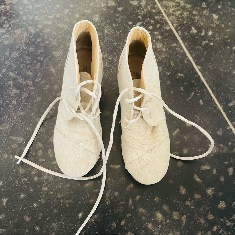 Soda Cream Color Half Boot